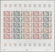 25114 Thematik: Geographie / Geography: 1974, New Caledonia. Lot Of 5 Color Proof Sheets Of 25 For The Com - Géographie