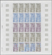 25114 Thematik: Geographie / Geography: 1974, New Caledonia. Lot Of 5 Color Proof Sheets Of 25 For The Com - Géographie