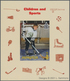 25156 Thematik: Kinder / Children: 2001, MONGOLIA: Children And Sport Lot With 90 Special Imperforate Mini - Autres & Non Classés