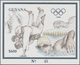 25359 Thematik: Olympische Spiele / Olympic Games: 1993, Guyana. Complete Set Of 5 Times 2 GOLD And SILVER - Sonstige & Ohne Zuordnung