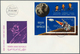 25467 Thematik: Raumfahrt / Astronautics: 1969/1972, Yemen (YAR/Kingdom), Group Of 33 Envelopes Bearing Th - Autres & Non Classés