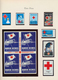 25498 Thematik: Rotes Kreuz / Red Cross: 1914-70, VIGNETTEN And Back Of The Book : Europe And Overseas, Co - Croix-Rouge