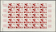 25501 Thematik: Rotes Kreuz / Red Cross: 1957 Algeria Red Cross Two Values Each As Proof Sheet Of 25, With - Croix-Rouge