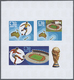 25598 Thematik: Sport-Fußball / Sport-soccer, Football: 1974, Cook Islands. Progressive Proofs For The Sou - Autres & Non Classés