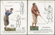 25612 Thematik: Sport-Golf / Sport-golf: 1939, ZIGARETTENBILDCHEN: Komplette Original-Serie Mit 25 Verschi - Golf