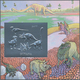 25692 Thematik: Tiere-Dinosaurier / Animals-dinosaur: 1993, Guyana. Set Of 4 Different Souvenir Sheets DIN - Préhistoriques