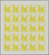 25797 Thematik: Tiere-Schmetterlinge / Animals-butterflies: 1968, Burundi. Progressive Proofs Set Of Sheet - Schmetterlinge