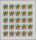 25800 Thematik: Tiere-Schmetterlinge / Animals-butterflies: 1968, Burundi. Progressive Proofs Set Of Sheet - Papillons