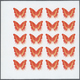 25802 Thematik: Tiere-Schmetterlinge / Animals-butterflies: 1979, Rwanda. Progressive Proofs Set For The B - Papillons