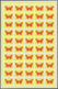 25803 Thematik: Tiere-Schmetterlinge / Animals-butterflies: 1980, Iraq. Progressive Proofs Set Of Sheets F - Papillons