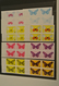 25814 Thematik: Tiere-Schmetterlinge / Animals-butterflies: Stockpage With In Total 88 Progressive MNH Col - Papillons