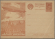 25905 Thematik: Zeppelin / Zeppelin: 1930/1932, Lot Of Five Unused Soviet Union Stationery Cards With "Zep - Zeppelins