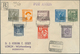 Delcampe - 26053 Andorra - Spanische Post: 1948/1953, National Symbols: 28 Letters And Cards, As Registered Mail, Air - Autres & Non Classés