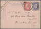 26137 Belgien - Ganzsachen: 1883/1912, Letter Card 25c. Blue On Rose, Line Perforation, Specialised Collec - Autres & Non Classés