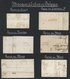 26148 Belgien - Stempel: TRANSIT MARKINGS, MARQUES D'ENTREES En Belgique, 1803/1852 Ca., Collection Of 23 - Autres & Non Classés