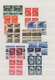 26198 Bulgarien: 1936/1944, Collection Of BLOCKS OF FOUR, Mainly UNMOUNTED MINT (only A Few With Adhesion - Lettres & Documents