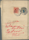 26237 Dänemark: 1901/1920, Lot Of Three Entires Incl. 4ö. Horiz Strip Of Five On Cover To Germany And Upra - Lettres & Documents