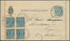 26276 Dänemark - Ganzsachen: 1882/1929, Group Of 16 Used Stationeries (cards, Letter Cards And Envelopes), - Entiers Postaux