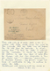 26391 Frankreich: 1854/1922, Small Collection Of 27 Letters And Cards, Well Written Up On Leaves. Containi - Oblitérés