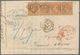 Delcampe - 26398 Frankreich: 1865/1872, Lot Of Eight Lettersheets With Napoloen And Ceres Frankings To Brazil/Argenti - Oblitérés