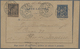 26413 Frankreich: 1877/1894, Type Sage, Lot Of Seven Entires (incl. Uprated Stationeries), Thereof Five To - Gebraucht