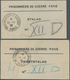 Delcampe - 26421 Frankreich: 1900/1955, Lot Of Ca. 65 Letters, Postcards, Postal Stationery And Souvenier Cards, Many - Oblitérés