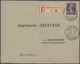 Delcampe - 26428 Frankreich: 1910/50 (ca.), Sammlung Von Ca. 335 Einschreibe-Briefen, Sehr Spezialisiert Mit Vielen T - Oblitérés