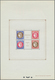 26436 Frankreich: 1937, PEXIP Souvenir Sheet, Group Of Four Pieces: One Copy Unmounted Mint; Three Copies - Oblitérés