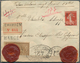 26454 Frankreich: 1969/1993, Appr. 350 Card And Letters Including Some Meter Marks, Censors Registered Let - Oblitérés