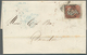 26649 Großbritannien: 1838/1880 (ca.), Collection Of Apprx. 77 Covers Mainly Bearing Frankings 1d. Red And - Autres & Non Classés