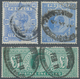 26659 Großbritannien: 1840-1918, Selection Of 59 Mostly Better Stamps Used, From Penny Black To Sea Horses - Autres & Non Classés