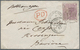 26690 Großbritannien: 1862/1950, Small But Useful Lot Of About 50 Letters And Stationery Envelopes Includi - Autres & Non Classés