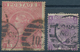 26693 Großbritannien: 1865/1935 (ca.), Used Assortment On Stockcards, Varied Condition, E.g. 16 Copies 4d. - Autres & Non Classés