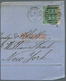 26694 Großbritannien: 1865/1869, Assortment Of 74 Fronts/large Fragments Each Franked With 84 Copies 1s. G - Autres & Non Classés