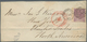 26696 Großbritannien: 1868/1871, Assortment Of 59 Fronts/large Fragments Mainly Addressed To New York, Fra - Autres & Non Classés