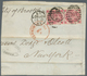 26699 Großbritannien: 1870/1872, Assortment Of 73 Fronts Addressed To New York, Franked With 76 Copies Of - Autres & Non Classés