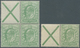 26713 Großbritannien: 1911/1912, KEVII And KGV, Specialised Assortment: KEVII ½d. Blue-green And ½d. Yello - Autres & Non Classés