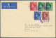 26724 Großbritannien: 1936/1942, EDWARD VIII, Lot Of 18 Covers/cards, Mainly Airmail To Overseas, One F.d. - Autres & Non Classés