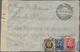 26784 Britische Militärpost II. WK: 1944/1945, Group Of 4 Airmail Covers, Each Franked With 1 D, 2 1/2 D A - Sonstige & Ohne Zuordnung