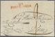 26883 Italien - Vorphilatelie: 1757/1855 Ca., Collection With More Than 40 Folded Letter Covers, Comprisin - ...-1850 Préphilatélie