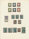 26931 Italien: 1861/1955, SPECIALITIES/VARIETIES, Collection Of Apprx. 90 Stamps On Album Pages, Showing G - Marcophilie