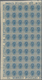 26967 Italien: 1893, 25c. Blue, 72 U/m Stamps (marginal Blocks Of 60 And Of Twelve), Some Natural Brownish - Marcophilie