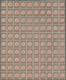 26980 Italien: 1921, "Annessione Della Venezia Giulia" Complete Set Of 3 Values, Each In 7 Complete Sheets - Marcophilie