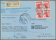 Delcampe - 27015 Italien: 1950/1980 (ca.), Holding Of Apprx. 315 Commercial Covers/cards, Mainly Bearing Frankings "M - Marcophilie