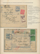 27069 Jugoslawien: 1919/1920, Alter Bestand Von Ca. 125 Mischfrankaturen Jugoslawien/Österreich Mit Ketten - Lettres & Documents
