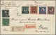 27072 Jugoslawien: 1919, Lot Of 13 Covers Mainly Bearing Overprint Stamps, Incl. Registered And Express Ma - Lettres & Documents