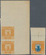 27128 Karelien: 1922. Definitives Issue. Lot With 1 Complete Sheet Of 50 Stamps "3m Pale-blue/black" (one - Lettres & Documents