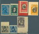 27200 Liechtenstein: 1917/1927, Saubere Sammlung Von 68 Ungezähnten Probedrucken In Verschiedenen Variante - Storia Postale