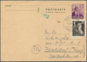 27201 Liechtenstein: 1918/1960, Netter Sammlungsposten Von über 100 Briefen Und Ganzsachen, Dabei Bessere - Lettres & Documents
