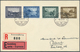 Delcampe - 27201 Liechtenstein: 1918/1960, Netter Sammlungsposten Von über 100 Briefen Und Ganzsachen, Dabei Bessere - Lettres & Documents